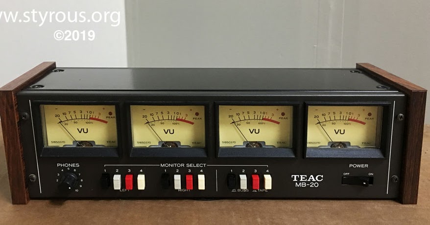 TEAC MB-20 4連VUメーター 【公式通販】